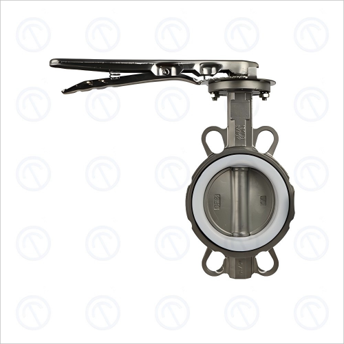 不锈钢手柄对夹蝶阀