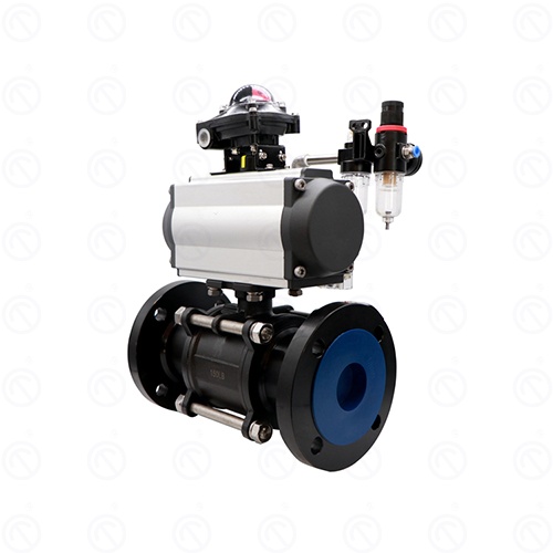 三片式法兰球阀